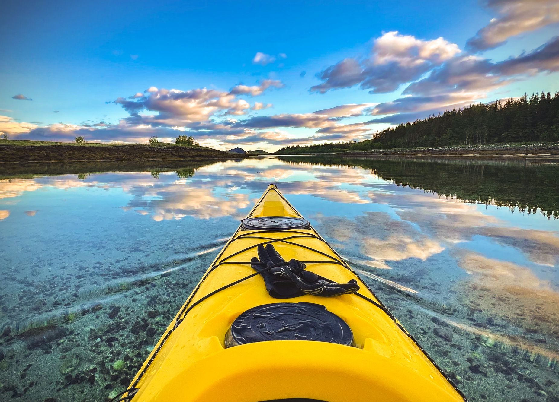 midnight kayak trip